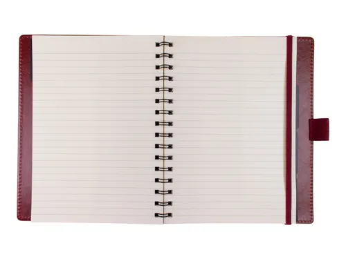 Notitieboek Multo Hannibal A5 kunstleder bordeaux