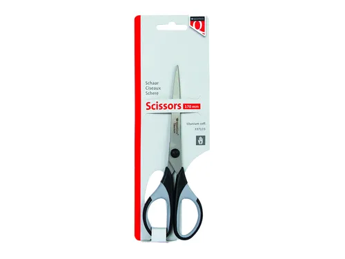 Schaar Quantore 170mm titanium soft grip handvat