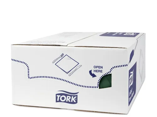 Tork 478847 Premium Linstyle Dinnerservet Donkergroen 600 Stuks