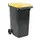Mini-container 240 Liter Grijs Geel