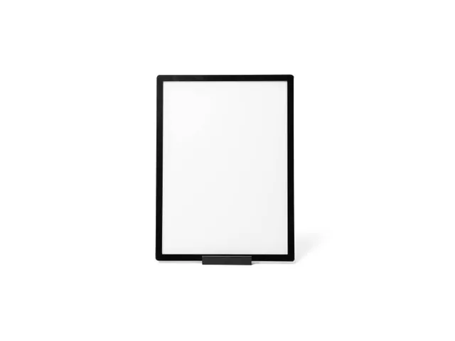 Présentoir de table lumineux LED Slide In A4 noir