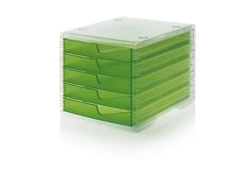 ladeblok,5xDIN C4,Tafelopstelling,HxBxD 255x270x340mm,Polystyreen