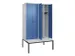 locker voor scheiding van kleding,HxBxD 2120x1200x815mm,4vak