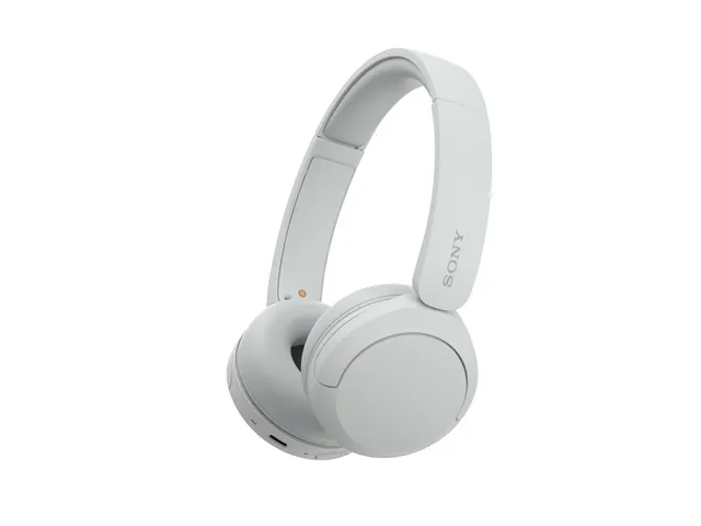 Koptelefoon Sony WHCH520 draadloos Bluetooth over ear wit