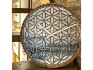 Wandklok Nextime dia 40cm Groen Hout Concord - 10