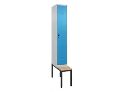 locker voor scheiding van kleding,HxBxD 2120x300x815mm,1vak