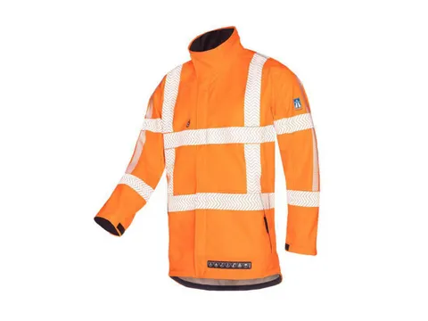Sioen 7334A2TV4 Hollum hi-vis softshell, oranje, maat 2XL, per stuk