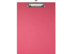 Klemplaat gecoat papier A4 rood