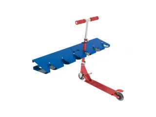 Steprek voor 6 steppen L 990mm eenzijdig RAL5010 - 2