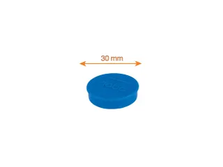 Magneet Nobo 30mm blauw 4 stuks - 5