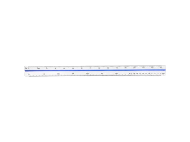 Schaalstok Westcott 30cm 1:500/1000/1250/1500/2000/2500