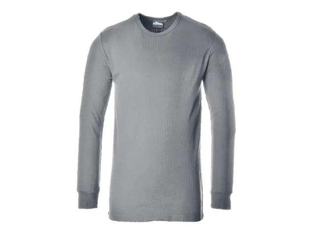 Portwest B123 Thermisch T-Shirt Lange Mouw Grijs maat XXL