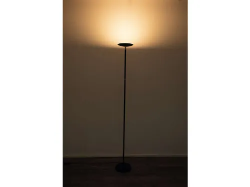 Vloerlamp MAUL Sphere LED dimbaar hoog 183cm zwart