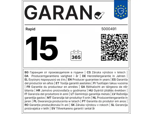 Agrafeuse Rapid K1 Retro Classic blanc