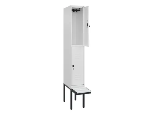 Dubbeldekse dekenkist,HxBxD 2120x300x815mm,1x2vak.,vak B 300mm