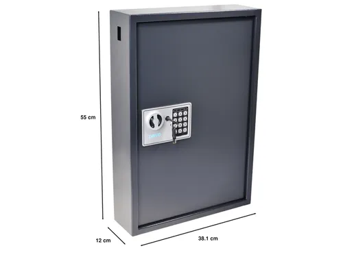 Sleutelkast Pavo high security 100 haken 550x400x120mm elektronisch