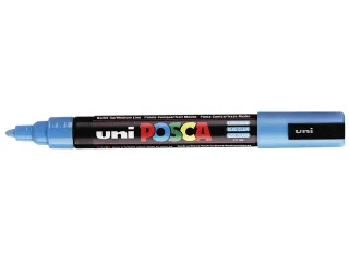 Verfstift Posca PC5M Medium Punt 1,8-2,5mm Lichtblauw - 1