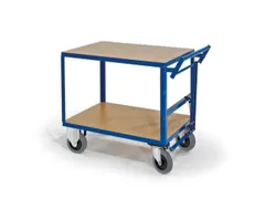 tafelwagen,draagverm. 600kg,2etage(s),laadvl. LxB 1000x700mm,MDFetage