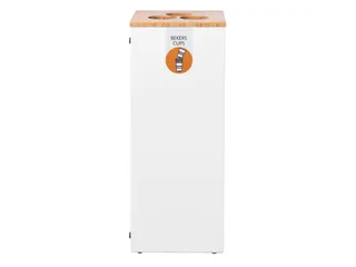 Afvalinzamelingsunit Lune Paxa Large Bekerbak 65 Liter Wit Bamboe - 1