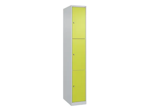lockerkast,HxBxD 1850x300x500mm,1x3vakken,vak B 300mm,cil.-slot
