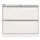 hangmappenkast,HxBxD 711x800x622mm,2hangmappenframes,twee banen
