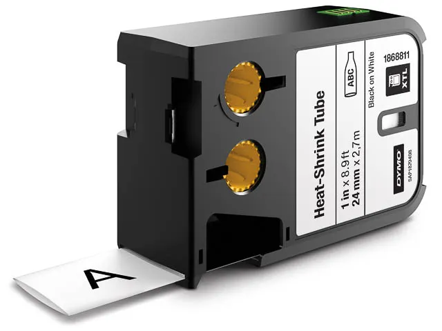 Dymo 1868811 Xtl Krimpkous 24mm Zwart Op Wit