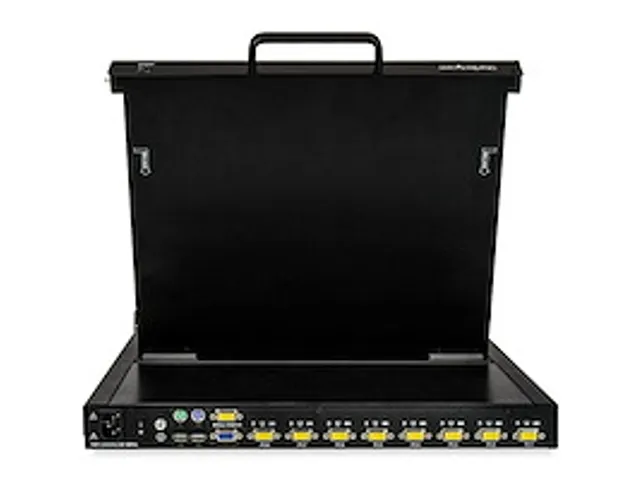 8 port KVM Rack Console met 1,8m Lange Kabels 17 inch Lcd