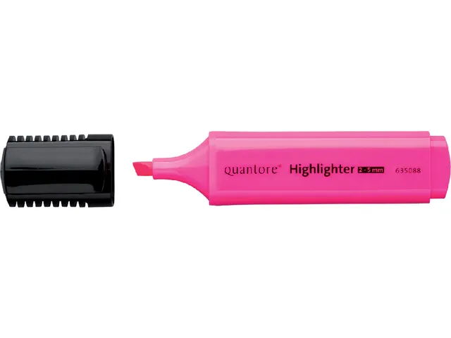 Quantore Markeerstift Roze beitelpunt 2-5mm