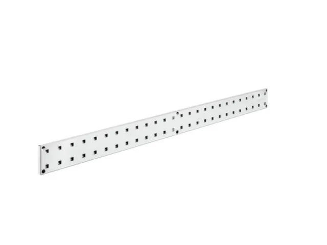 rail latéral à plaques perforées,HxlxP 76,2x990x13mm,acier,RAL7035