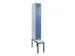 locker met bank,voor scheiding van kleding,HxBxD 2120x300x815mm,1vak