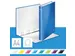 Ringband Leitz Wow 4242 A4 4 Rings D-mech 25mm Blauw