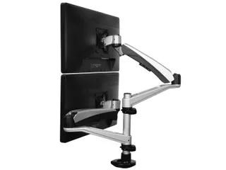 Dual Monitor Arm Volledig Beweegbaar 2 schermen tot 24inch - 12