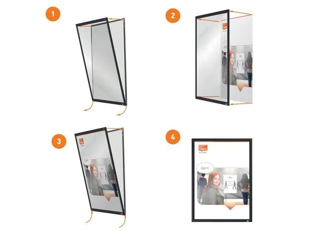 Kliklijst Nobo Impression Pro A4 zwart