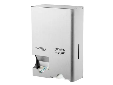 MediQo-line Maandverband- & tampondispenser klein RVS, MQSTB E