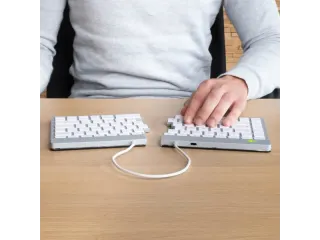 Toetsenbord R-Go Split Break QWERTY WL Wit - 10