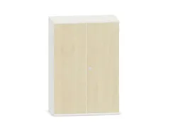 kantoorkast,HxBxD 1150x800x430mm,decor romp wit,decor front esdoorn