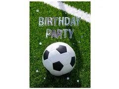 Wenskaart Hallmark uitnodiging voetbal 6 stuks