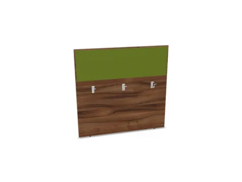 baliepaneel bureau aanbouw achter NP-tiepolo nut BN7048-groen 1200mm