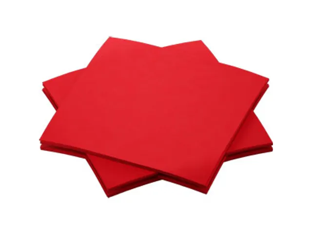 Bio Dunisoft Napkin 20x20cm Rood