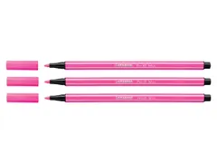 Viltstift STABILO Pen 68/056 medium neon roze