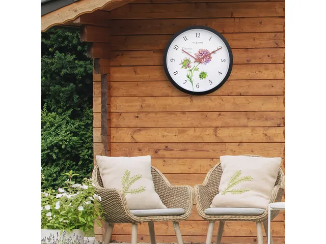 Buitenklok Nextime dia 30.5cm Knautia