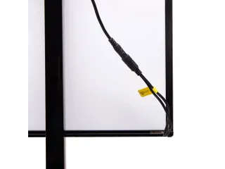 Verlicht Menustandaard LED Slide In A2 Zwart - 11