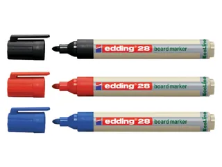 Viltstift edding 28 whiteboard EcoLine rond rood 1.5-3mm - 2