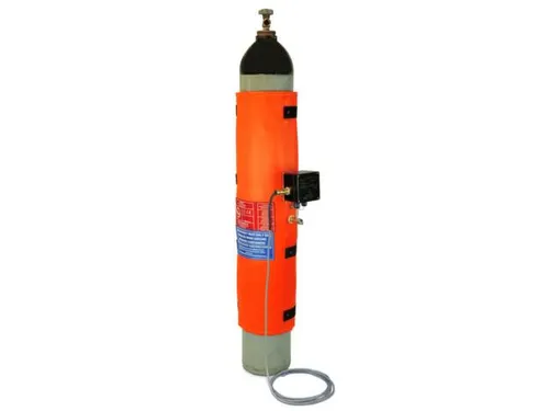 Verwarmingsmantel,V. Gasfles,Buiten Glasvezel/Silicone,Oranje