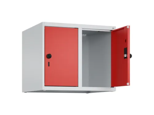 opzetkast,v. locker,2vak.,vak B 300mm,HxBxD 500x600x500mm,vleugeldeur