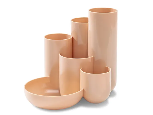 Porte-stylo HAN Campus 6 compartiments orange pastel