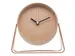 Wekker Nextime Berlin Table 14x13 cm roze metaal