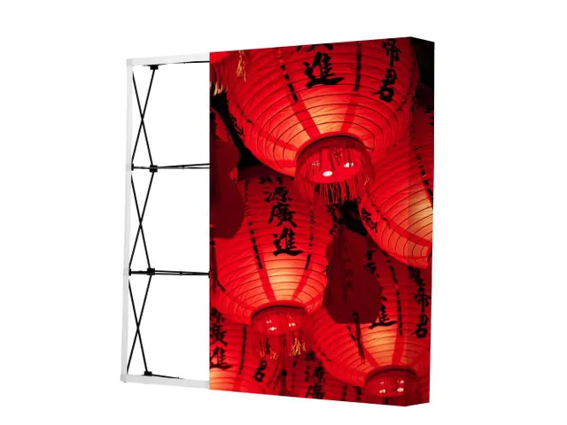 Print voor Pop-Up Fabric Straight 3 x 3 voor- en zijkanten