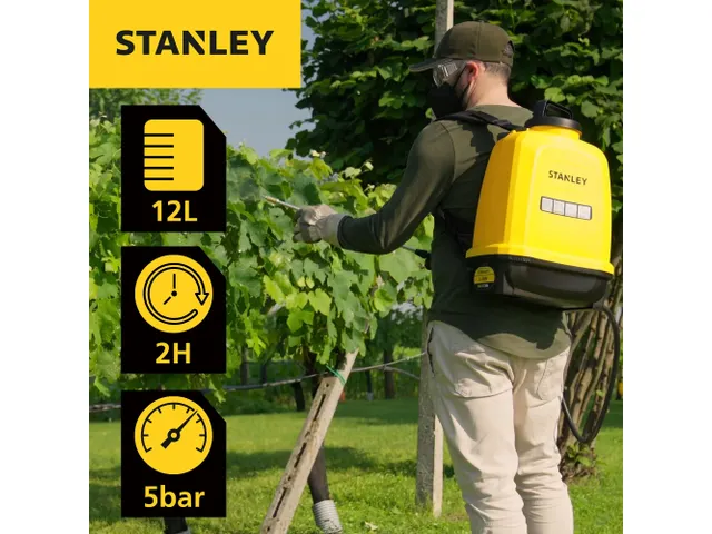 Stanley Druksproeier 12 Liter 14,4 V 2,0 Ah