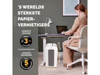 Papiervernietiger Fellowes LX65 4x40mm wit - 14
